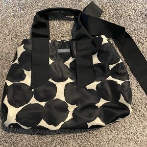 Black and white Kate spade handbag